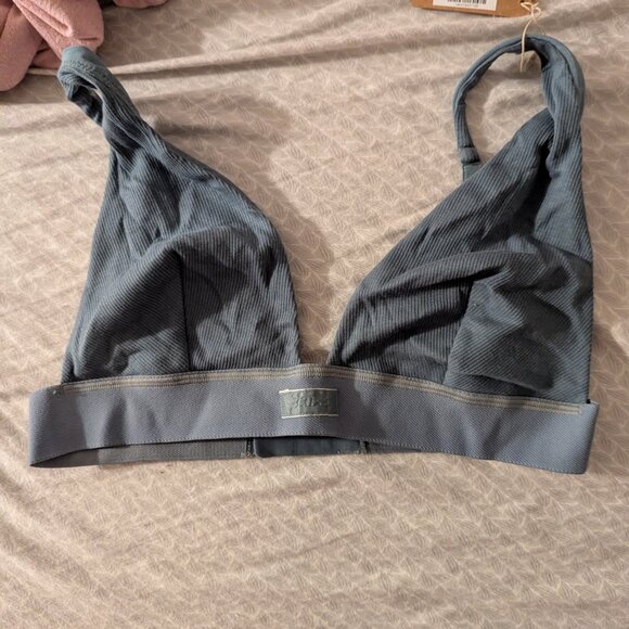 Skims Cotton Rib Bralette in Kyanite - Picture 2 of 4